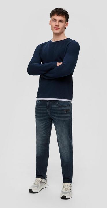 Produktbild s.Oliver Strickpullover Strickpullover in Layering-Optik (S)