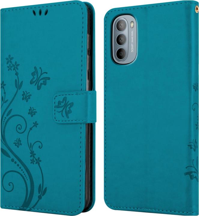 Image du produit Cadorabo Pochette Flower Book (Motorola Moto G31, Motorola Moto G41)