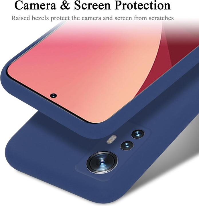 Produktbild Cadorabo TPU Liquid Silicone Case Hülle für Xiaomi 12 / 12X (Xiaomi 12X)