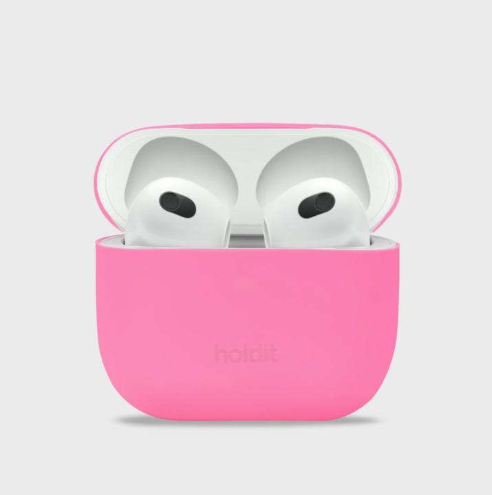 Produktbild Holdit Silicone Case Accs Airpod 3 Bright Pink (Ladecase Hülle)