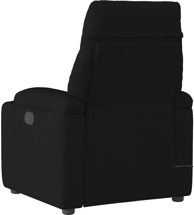 Actual product image vidaXL Massage chair black fabric
