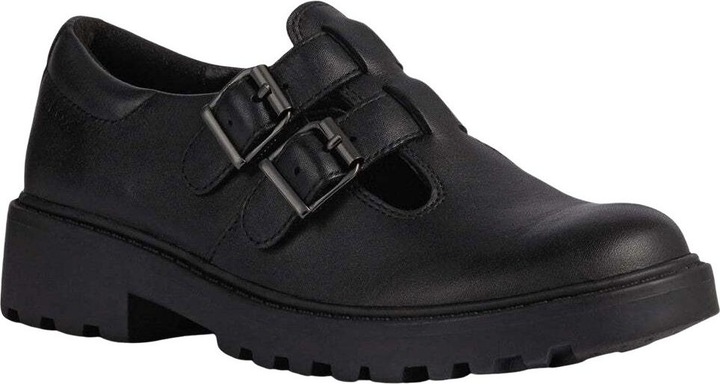 Immagine prodotto Geox Scarpe da uniforme scolastica per bambina Casey ballerina in pelle (28)