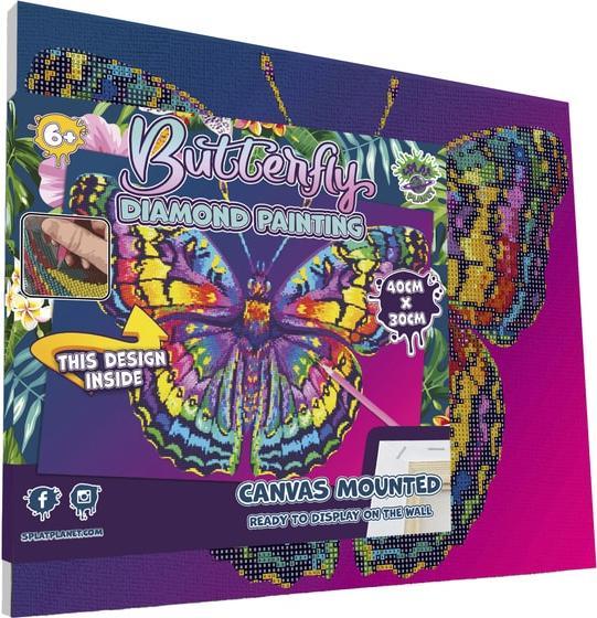 Planet Splat diamond puzzle SCHMETTERLING 30x40 cm
