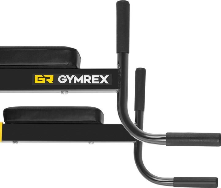 Image du produit Gymrex Barres à dips - Montage mural - 4 prises - Rembourrées - 120 kg