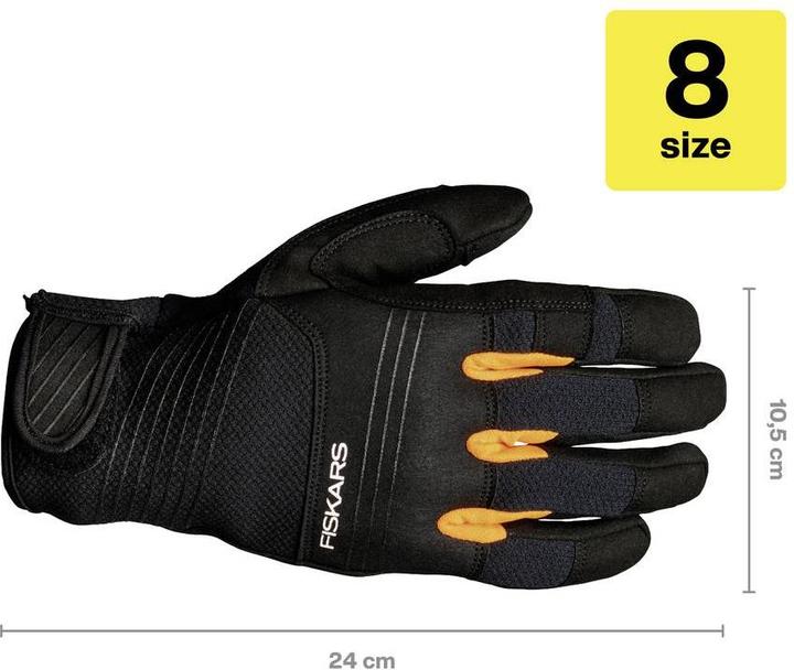 Actual product image Fiskars 1071129 Axe and tool glove, size 8 1 pair (8)
