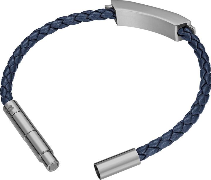 Image du produit Police Bracelet Gripcord (19 cm, Acier inoxydable, Cuir)