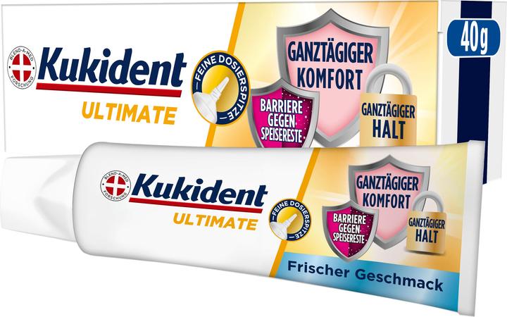 Produktbild Kukident Ultimate Haftcreme Frischer Geschmack 40gr Haftcreme