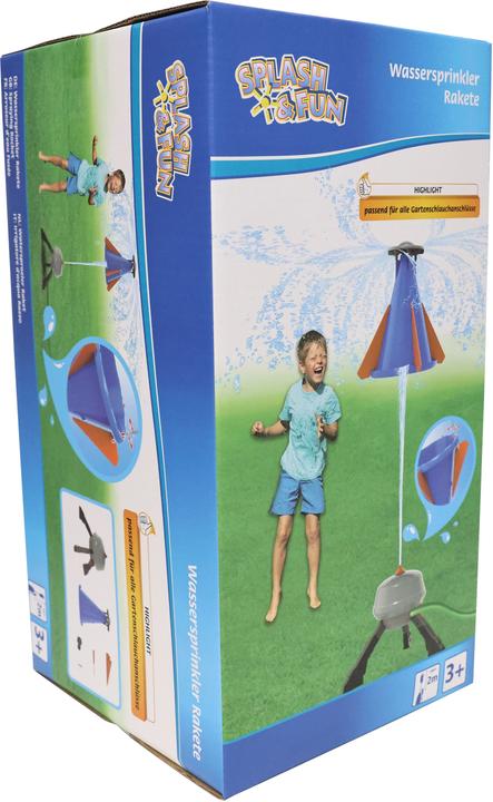 Actual product image Splash & Fun Water sprinkler rocket height 35 cm