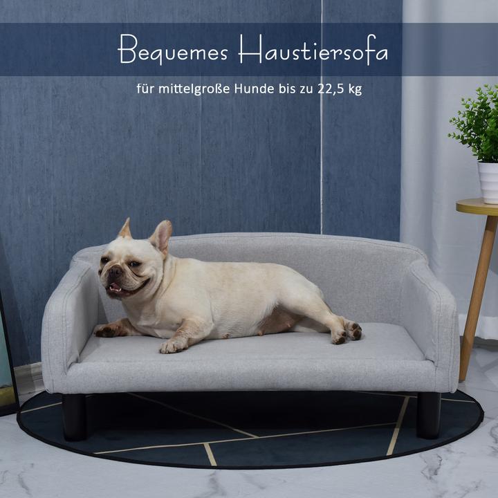 Image du produit PawHut Canapé pour chien recouvert d'un tissu moelleux (Chien)