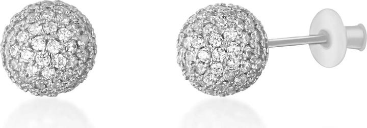 Immagine prodotto JVD - Sparkling silver stud earrings SVLE1095XH2BI00 (Argento)