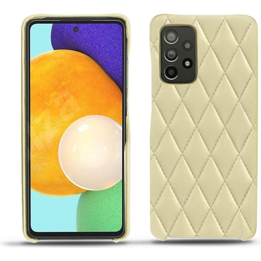 Noreve Lederschutzhülle (Samsung Galaxy A52), Smartphone Hülle, Beige