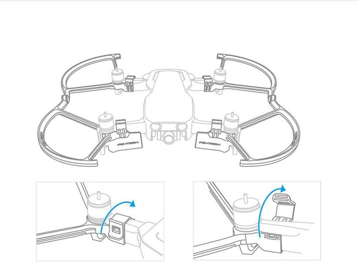 Produktbild Pgytech Mavic Air LED (Propeller Schutz, DJI Mavic Air)