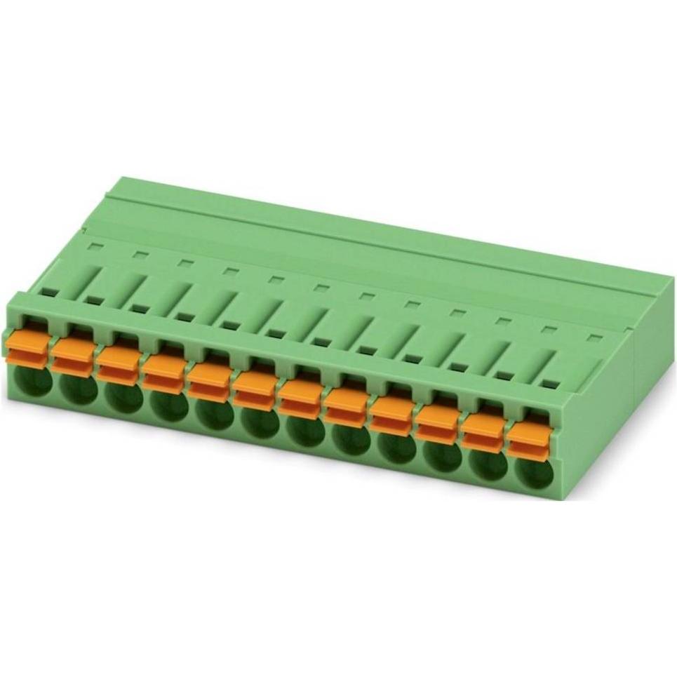 Phoenix Contact Leiterplatten-Steckverbinder, Cavo + Spina elettrica, Verde