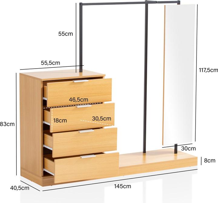 Produktbild Wohnling Garderobe