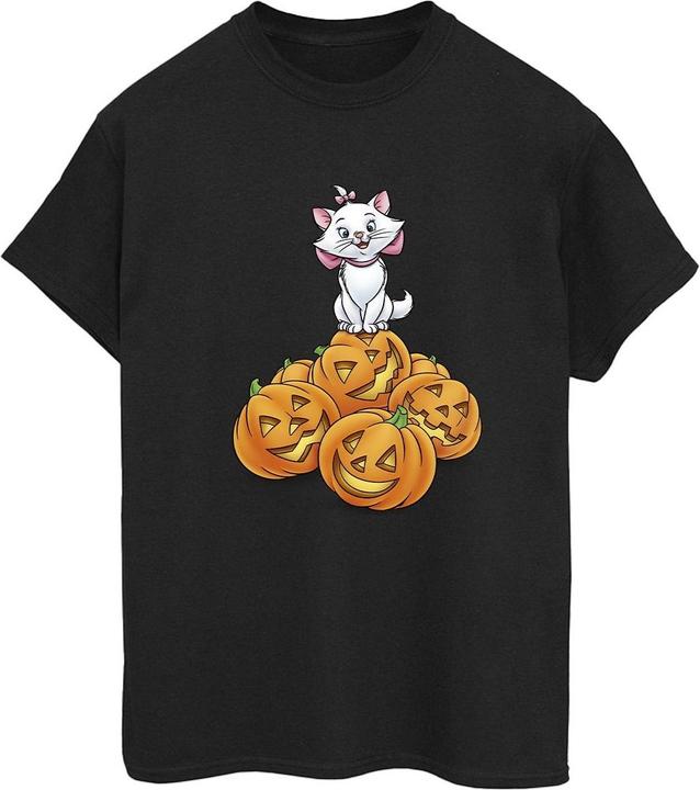 Actual product image Disney Womens/Ladies Marie Pumpkin Cotton Halloween T-Shirt (5XL)