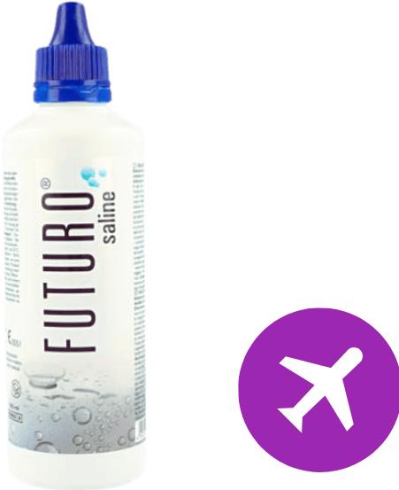 Actual product image Conil Futuro Saline Kochsalzlösung (Saline solution Lens solution, 100 ml)