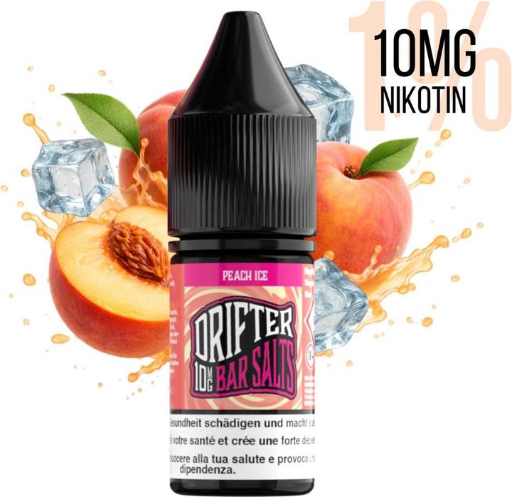 Immagine prodotto Drifter Bar Salts Peach Ice 10mg (Pesca)