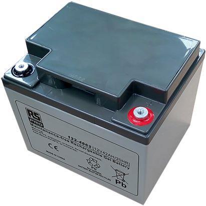 Produktbild RS PRO AGM Deep Cycle 12V42Ah battery (12 V)
