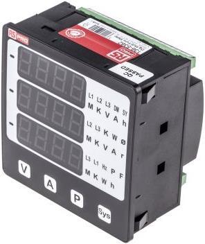 Produktbild RS PRO Dig Multi Func Meter, 96x96, 3Ph, V A F