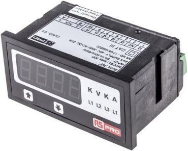Produktbild RS PRO Dig Ammeter, 48x96, 1Ph, 40-300V ac/dc
