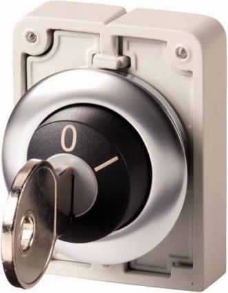 Actual product image Eaton Key-oper act 30mm flat 2 pos maint