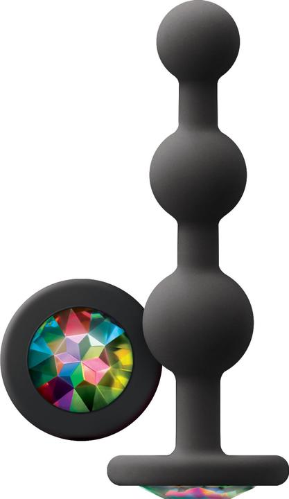 NS Novelties Glams Ripple Rainbow Gem Black