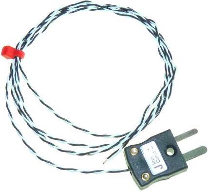 RS PRO Type J Exp. Junction Thermocouple PFA 1m