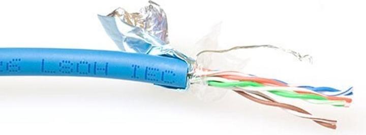 Produktbild ACT CAT5E F/UTP LSZH stranded patch blue 100 m. Type: 100 m reel, Blue C5e f/utp patch lszh blue 100m (F/UTP, CAT5e, 100 m)