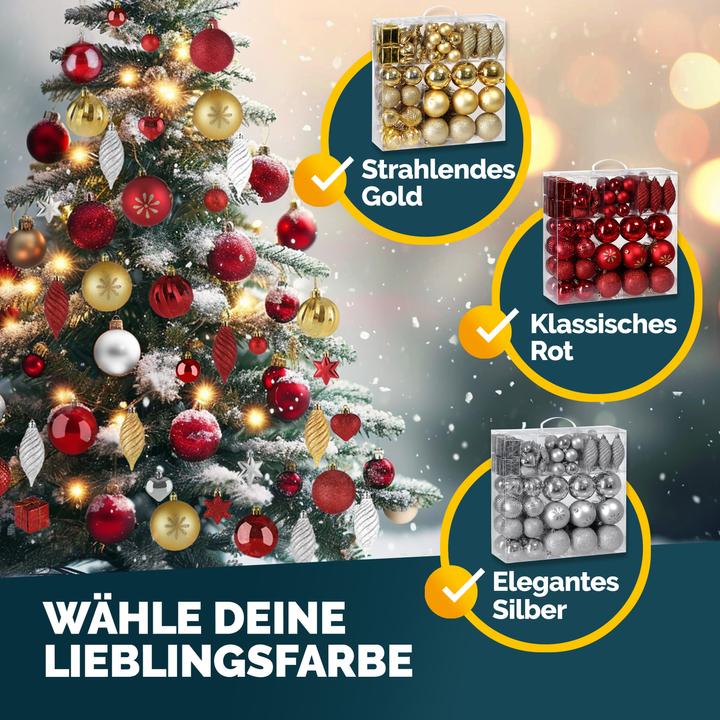 Image du produit Deuba Décors de Noël (103 -pièce)