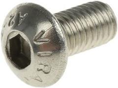 Produktbild RS PRO Schrauben Linsenkopf A2 ISO7380 M5x10mm