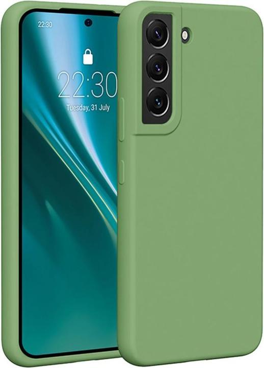 Image du produit Etteri Etui en silicone pour Samsung Galaxy S22 vert clair (Samsung Galaxy S22)