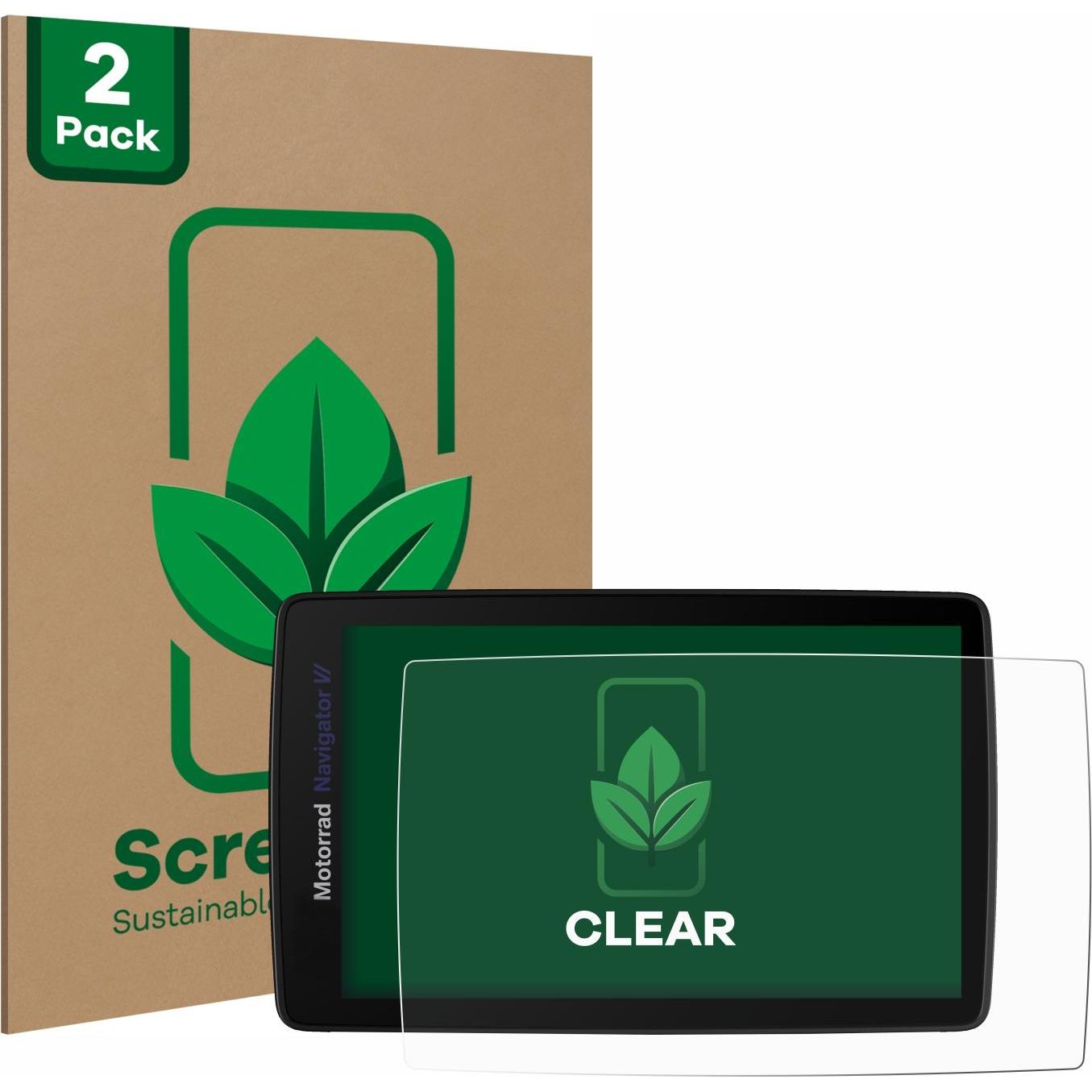 ScreenLeaf, Fahrzeug Navigation Zubehör, Schutzfolie nachhaltiger Displayschutz Displayschutzfolie Folie Klar Transparen...
