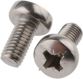 Produktbild RS PRO Schrauben Linsenkopf A4 Kreuz M5x10mm