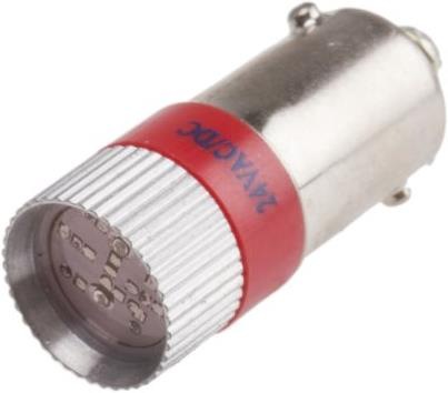 Produktbild Rs Pro Multichip-LED 24VAC/DC rot T10x21