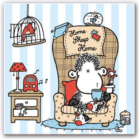 Image du produit Sheepworld Home Sheep Home Tea Time (20 x 20 cm)