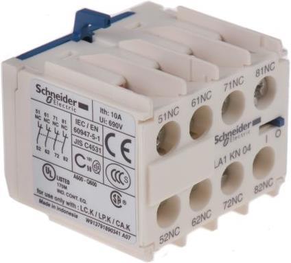 Produktbild Schneider Electric Hilfskontakt Modul 4 x Öffner