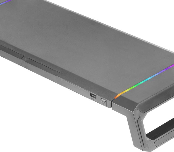 Actual product image Mars Gaming MGS-ONE monitor stand Chroma RGB / USB 2.0