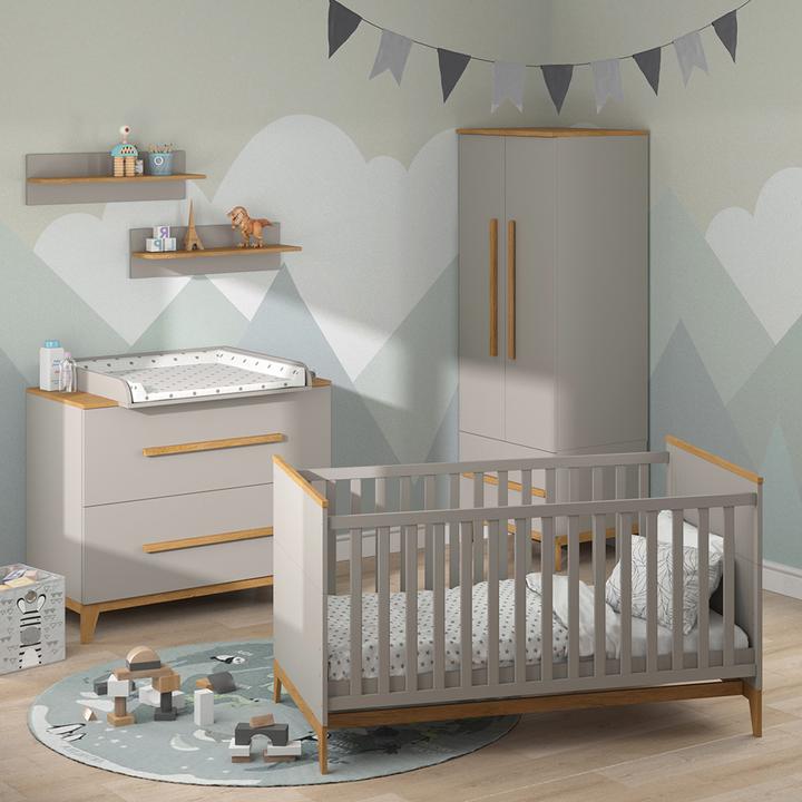 Image du produit VitaliSpa Kinderzimmer-Set Malia, Cashmere-Eiche, 5 Teile (Armoires pour enfant)