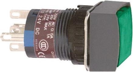 Produktbild Schneider Electric Leuchtdrucktaster Tastend Grün 2S/2Ö