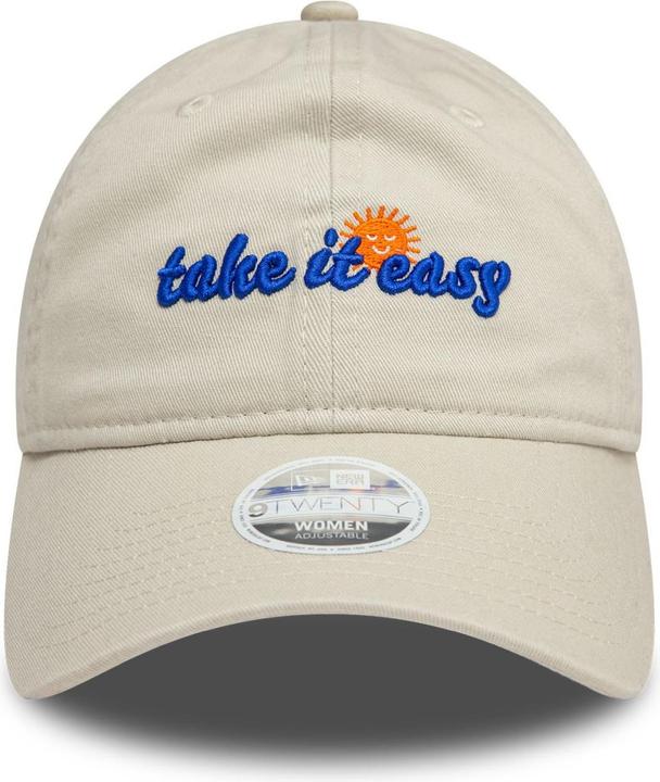 Produktbild New Era 9Twenty Damen Cap - TAKE IT EASY stone beige (One Size)