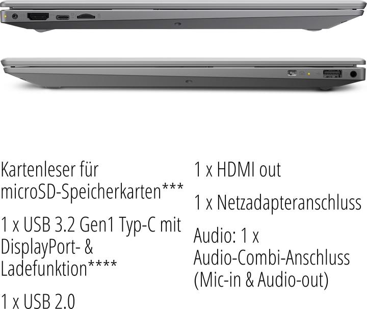 Actual product image Medion E16402 (16.10", Intel Core i3-1115G4, 8 GB, 512 GB)