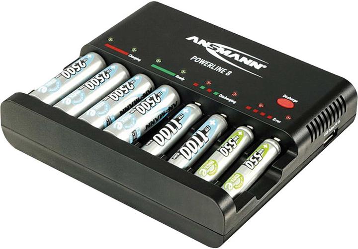 Ansmann Powerline 8 (1 Stk., AA, AAA, Ladegerät ohne Akku)