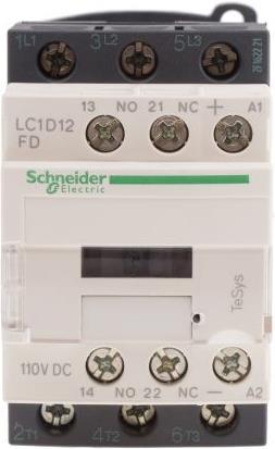 Produktbild Schneider Electric Schütz,3P,12A AC3 5,5kW 1NO1NC Spl110Vdc