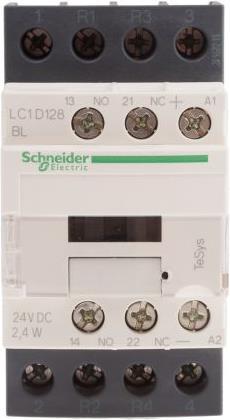 Produktbild Schneider Electric Schütz,2NO+2NC,25A,24Vdc,LC, 4-polig