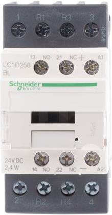 Actual product image Schneider Electric Contactor,2NO+2NC,40A,24Vdc,LC, 4-pole
