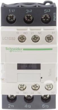 Immagine prodotto Schneider Electric Contattore, 3P, Spl, 32A AC3 15KW 1NO1NC 120Vac