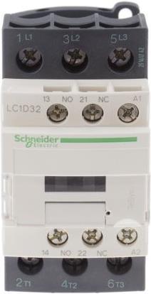 Produktbild Schneider Electric Schütz,3P,Spl,32A AC3 15KW 1NO1NC 42Vac