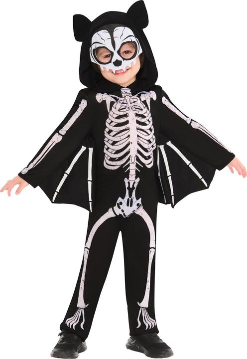 Immagine prodotto Bristol Novelty Costume da pipistrello scheletrico per bambini/ragazzi (104, 110, 116)