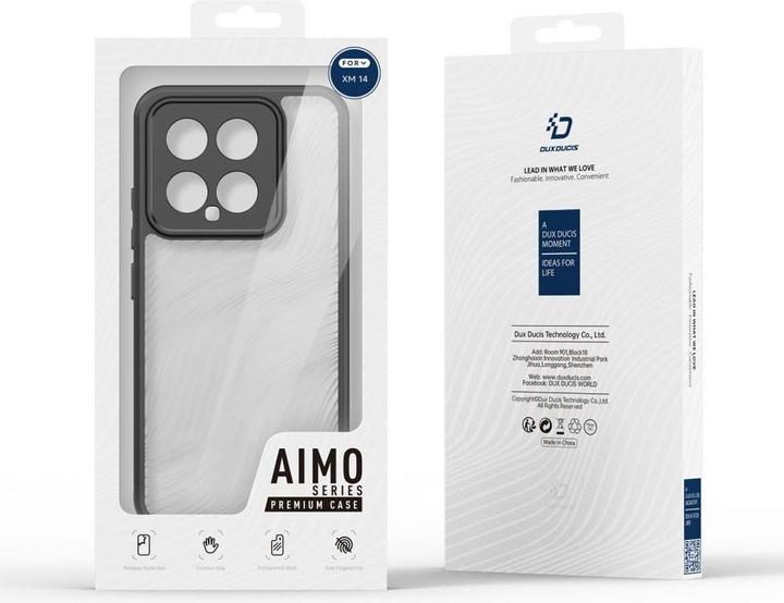 Actual product image Dux Ducis Armored case Aimo for Xiaomi 14 - black (Xiaomi 14)