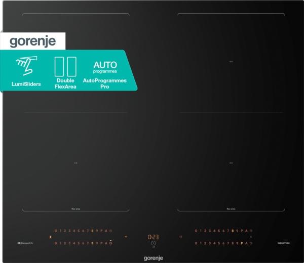 Image du produit Gorenje GI6443BSCWF Induktionskochfeld (59.50 cm, Table de cuisson à induction)